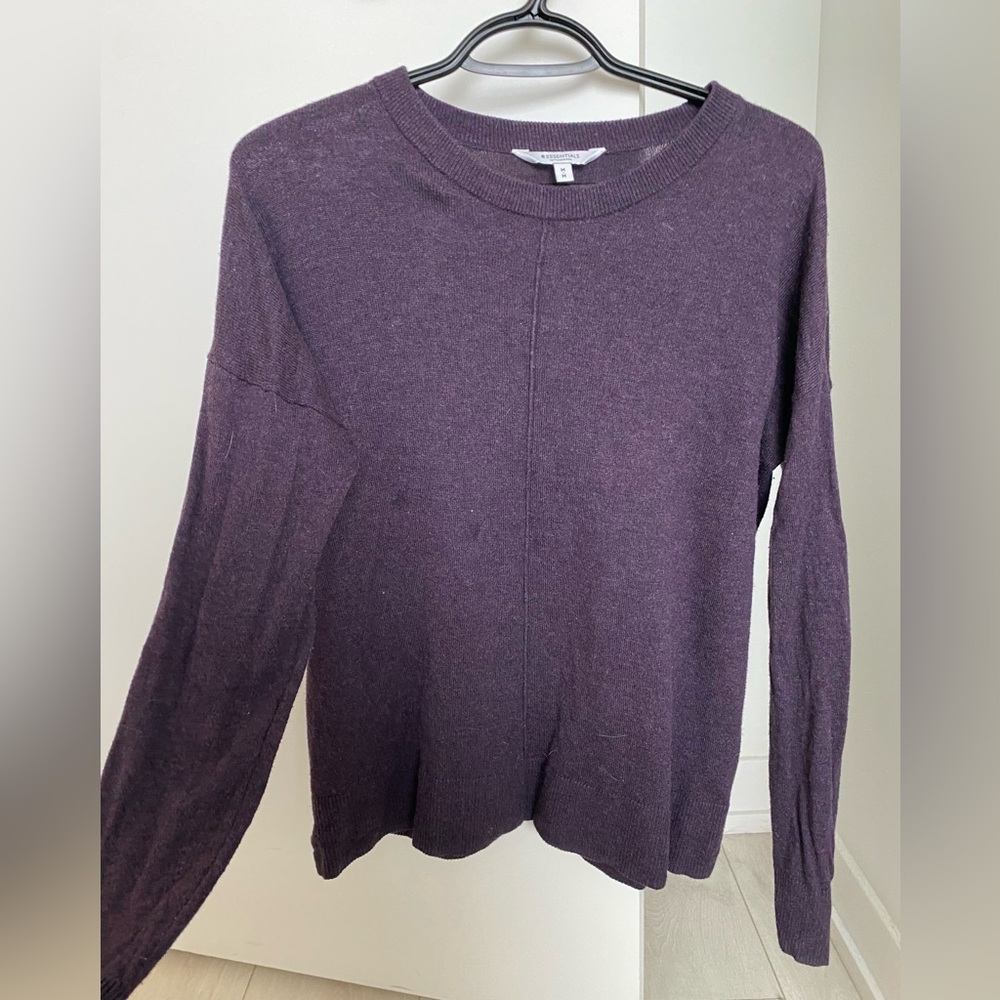 RW&CO purple long sleeve sweater